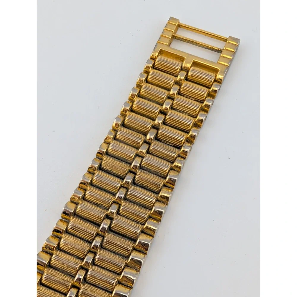 Sahara Men's Tank Watch 25mm Case Gold 7.75